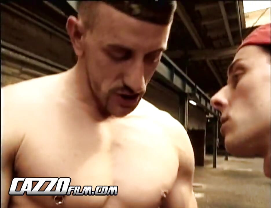 CazzoFilm.com - Foursome Fuck In A Warehouse