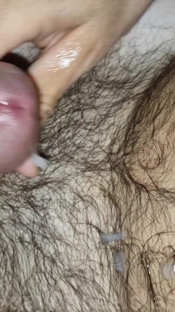 Unforgettable moment from "Sperm volleys of hairy men from a hot fuck by a rider with precum and powerful thick sperm!"