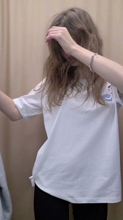 Oh my God, you're going to be amazed by my body! Teases in the locker room!
