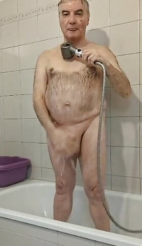 my dick in the shower