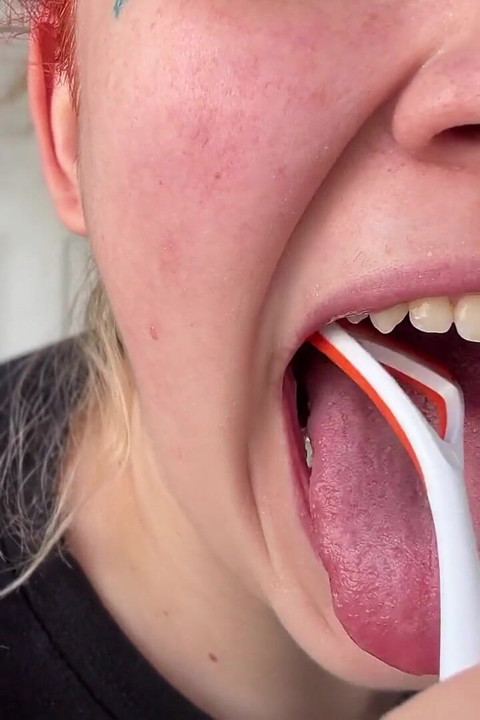 Tongue Brushing
