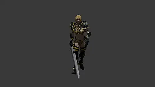 Wanita berjalan seperti don