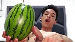 Fucking Watermelon Like It Is Your Pussy
