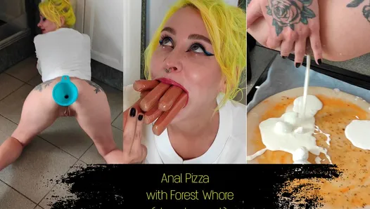 Анальный пицца с Forest Whore