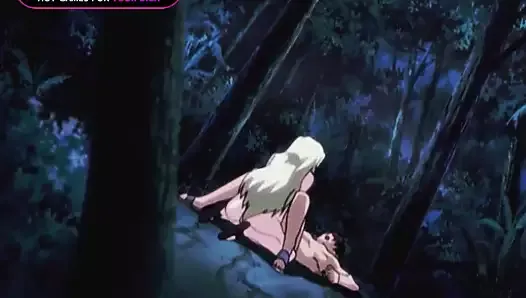 Takeshi-Chan cum in a strange girl in the jungle