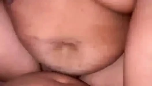 Tante Sulastri gaya doggy mentok memek