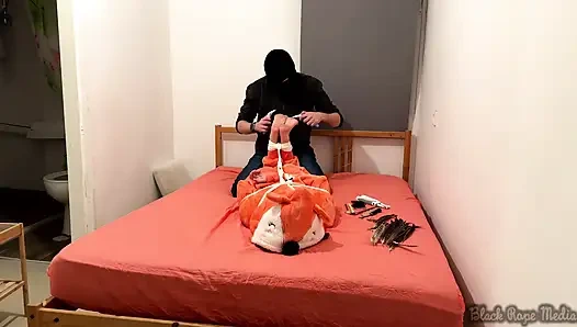 Miriam Bound and Tickled in Onesie