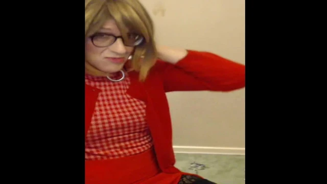 Daddy controls cute Crossdresser  remotely