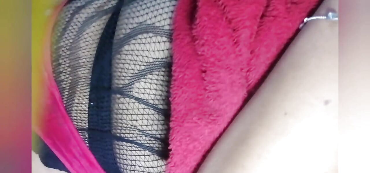 ep9 Desi stepmom found the cam of stepson and she strips for him to see Pussy Show Begins Laying on the bed starts her boobs job