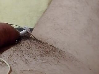 Electric Shock On The Cock And Enjoying Yummy With Surprise At The End