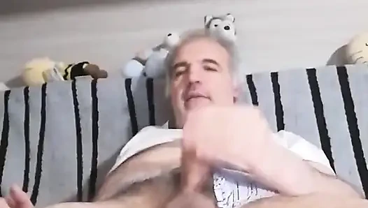 I Masturbate My Cock Nice and Comfortable on the Couch