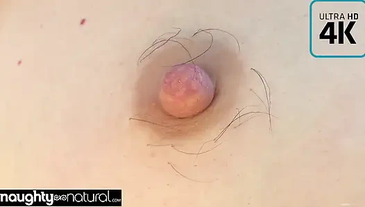 NAUGHTYNATURAL - Hairy Amateur Freya Mars XXX Outdoor Garden Solo Tease