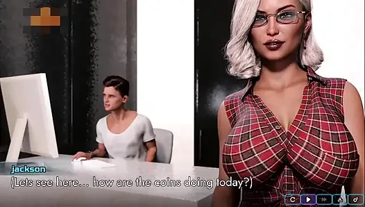 How to fix the future #1 - Jackson and Ellie took a shower together and played with each other untill they cum