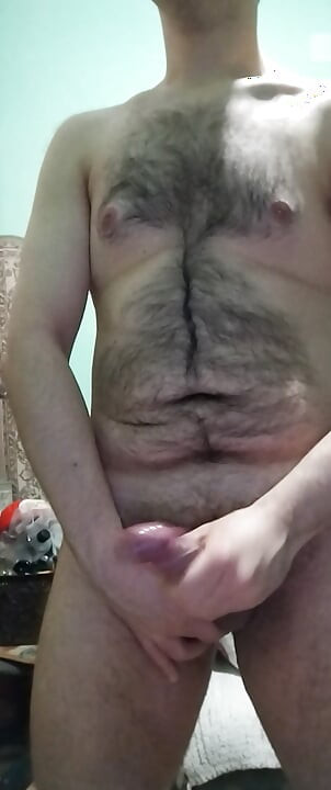 Jerking off my Big Dick before work