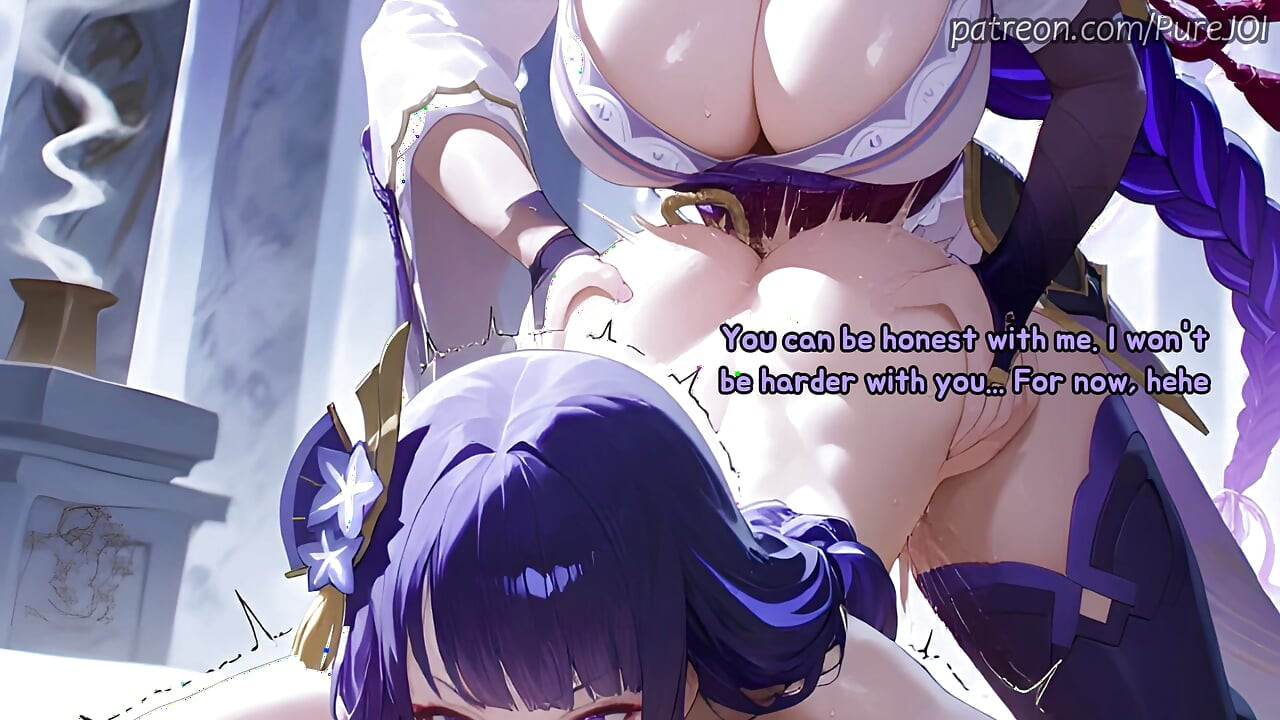 Raiden shapes a useful pleasure vessel from her new girl (Anal JOI)