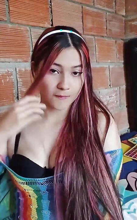 若いコロンビアの女の子