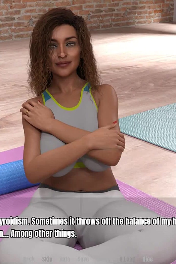 Grandma's house: hot MILF doing yoga ep 54