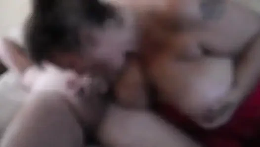 Большой камшот в рот Jens