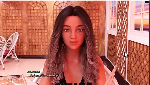 Radiant 6, waiter shows me her boobs