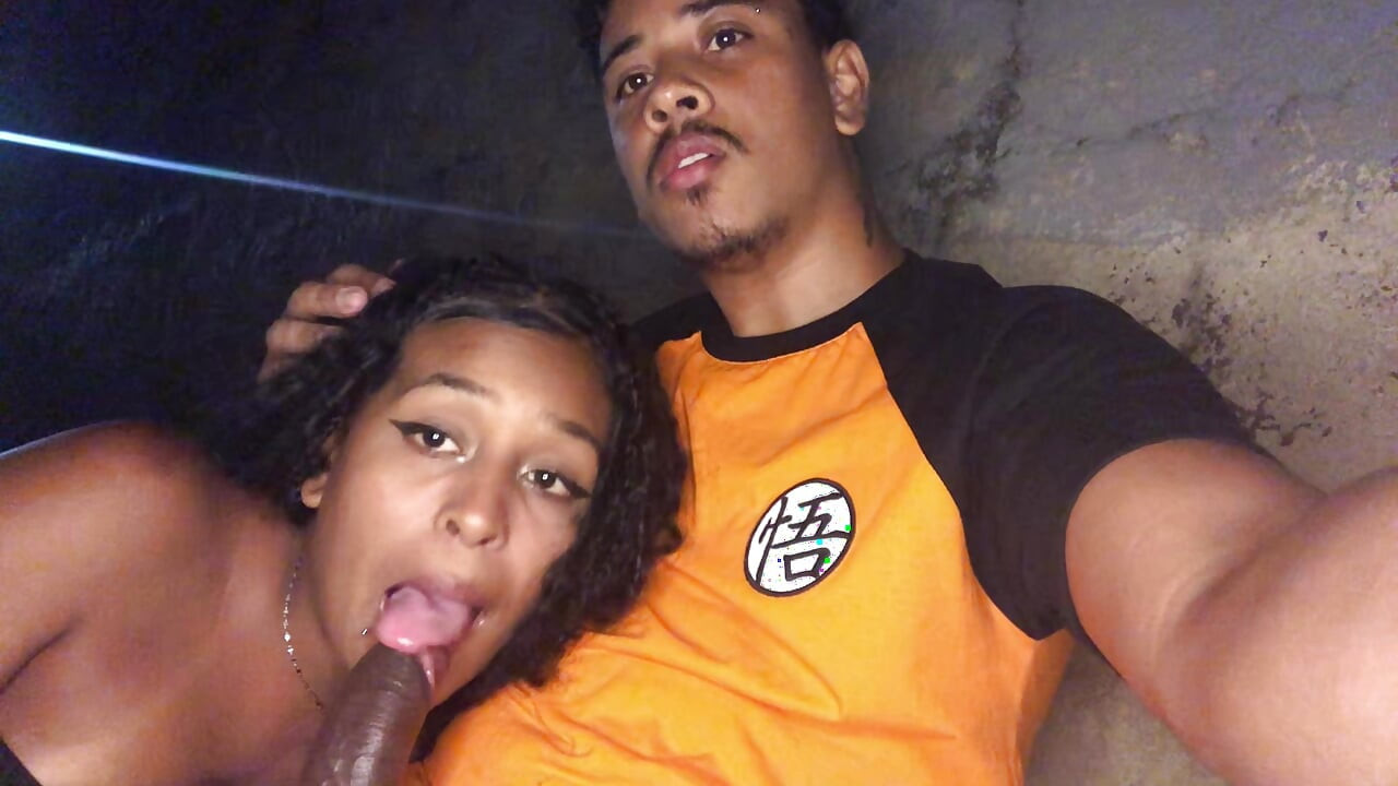 This young girl sucked me on the beach, and they caught us fucking in the open