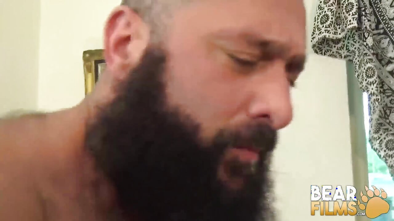 BEARFILMS - Wild bears Alex Tikas and Tony Zuccherd hard fuck Julian Torres