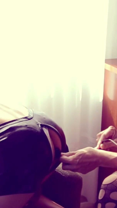 A day for his ANAL training & CHASTITY routine... PEGGING & ANAL masturbation | Clip 1