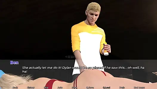 Inertia 1. Tenika & Inertia is taking a shower together.