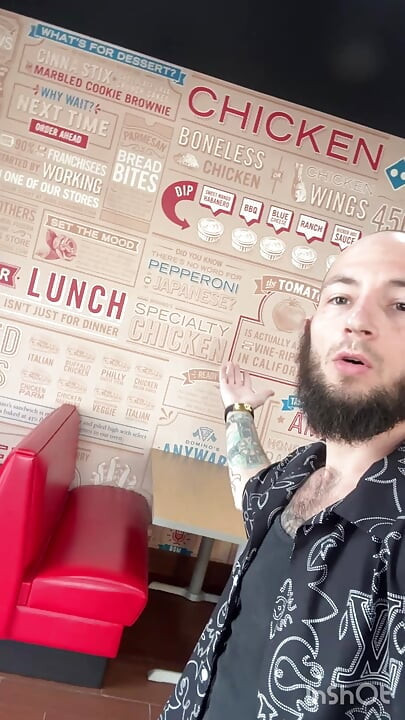 Didn't order pizza, but used their bathroom.