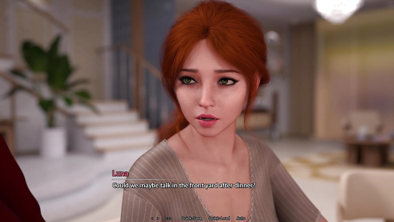 แพ็คเกจสุดเพอร์เฟ็คต์ 4 Sfw Walkthrough Luna - ฉากอาหารค่ําครอบครัวที่เงี่ยนสุดฮอต Vn