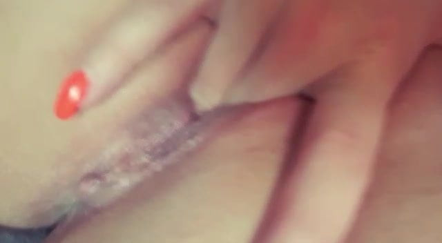 Horny Wife Recoding Herself Cumming for her Black lover