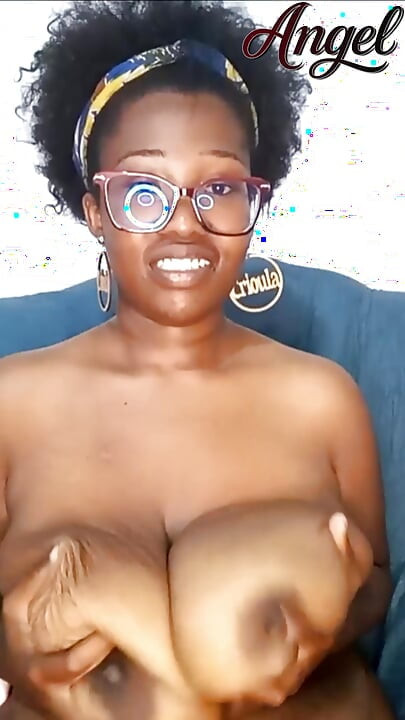 A simple busty masturbating and having fun alone