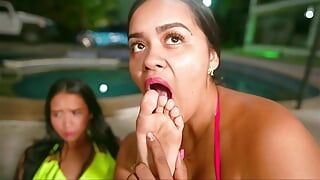 Latinas Suck Feet and Ass with Their Tongues Ggmansion