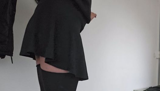 J’ai essayé de travestiser et je suis entré dans ma culotte :)