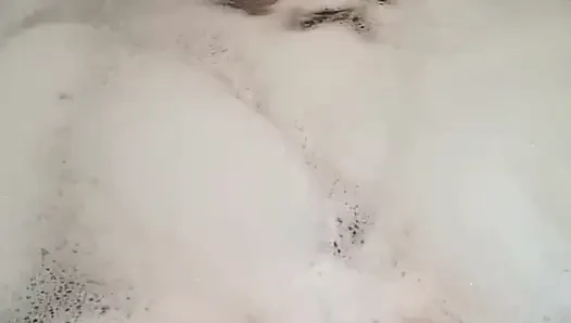 Soaking my tired feet