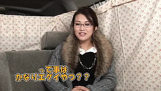 A090B10 Brown-skinned Toyosu celebrity Newlywed, but honest body Young wife SEX at a hotel from a lewd view in the car!