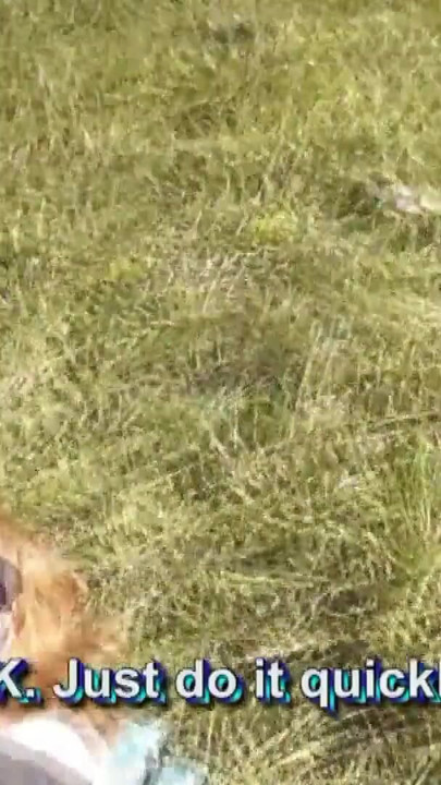 Must-share moment from "On wild beach pervert saw beautiful sexy blonde sunbathing naked. Man took out cock, jerk off and"