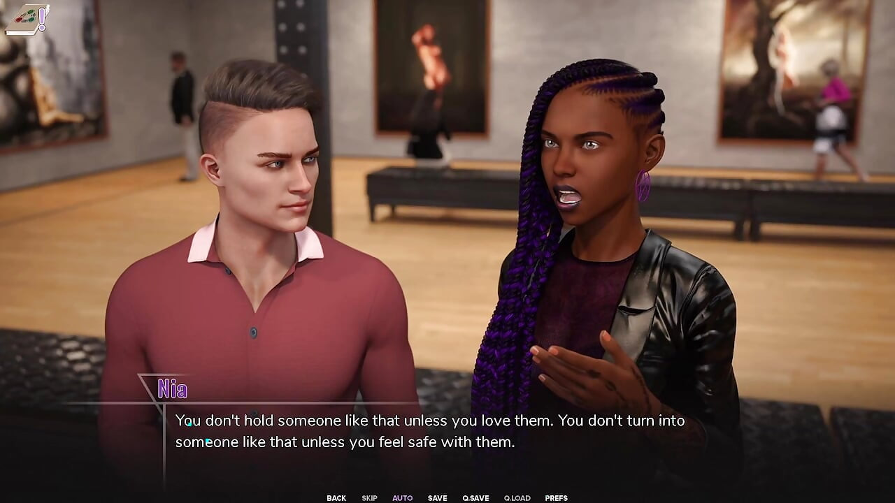 Întâlnire în muzeu excitată de Nud Art - Universitatea tabu 5