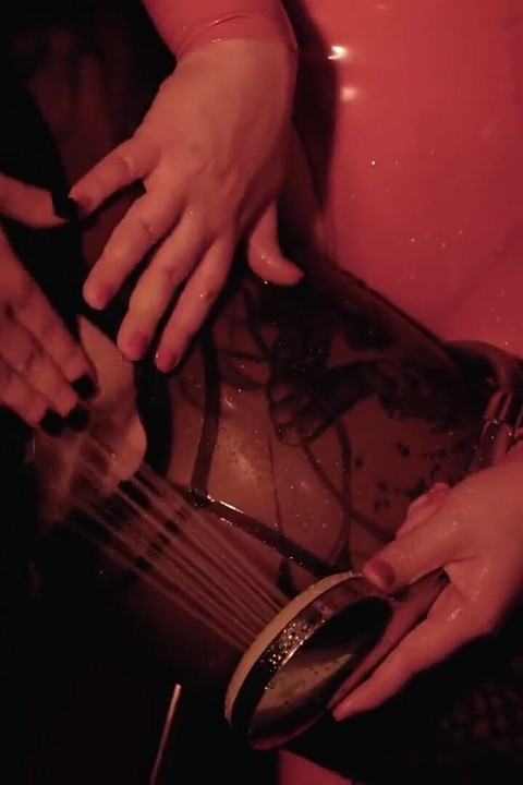 Sexy Lesbian Petting in Latex Free Porn Video