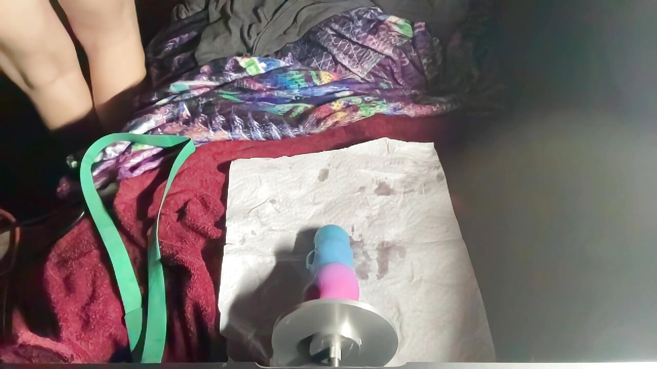 chastity fun with fuck machine
