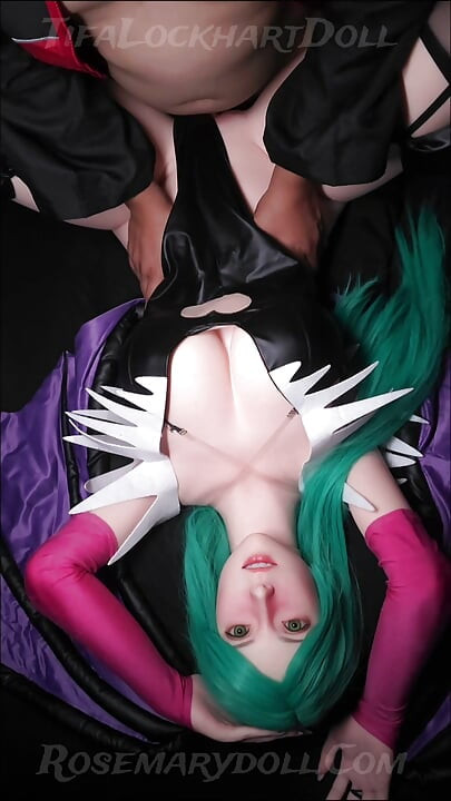 Aerith X Morrigan Darkstaklers Cosplay