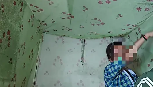 After a long time hard sex with loud moaning with Virgin college girl