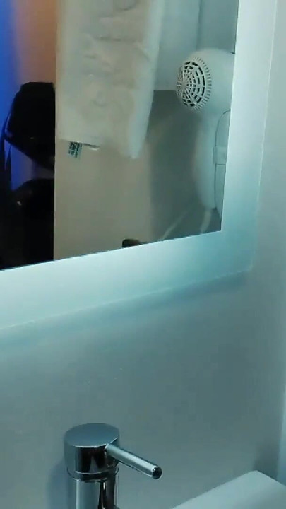 My stepsister saw me jerking off in the bathroom, she got really horny and gave me her ass and then gave me a blowjob | Clip 1