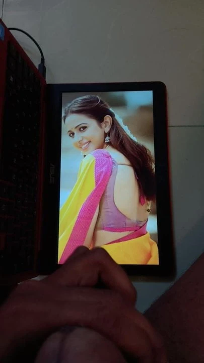 Cum on Rakul Backless