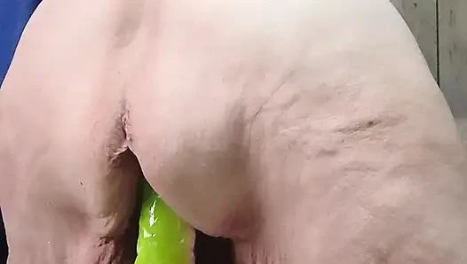 Bending Whore Over Filling Her Full of Cum