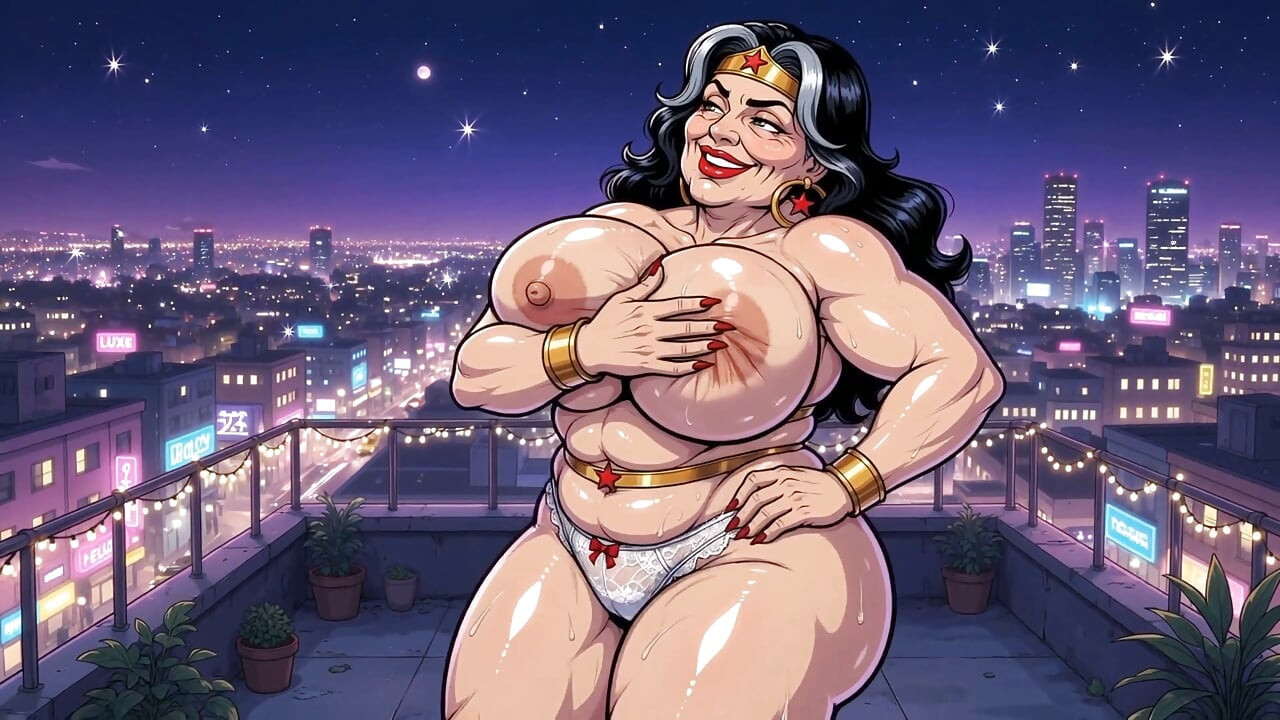 Bbw superwoman střešní animace