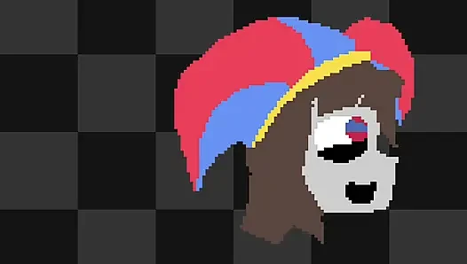 pomni pixelart timelapse