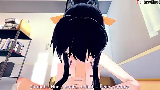 Rias Gremory gidiyor ve Akeno bana meme muamelesi yapıyor - dxd ntr madness series