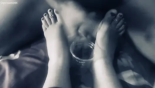 I wetted my cock with my stepmother's saliva and had sex with her beautiful pussy