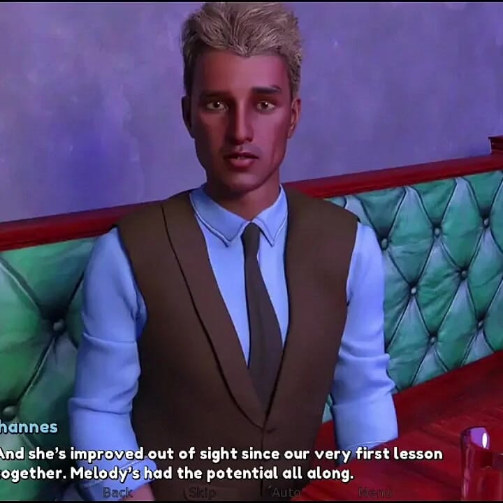 Melody #27 - Melody ona seksi kıyafetini gösterdikten sonra Johannes'e oral seks yaptı.