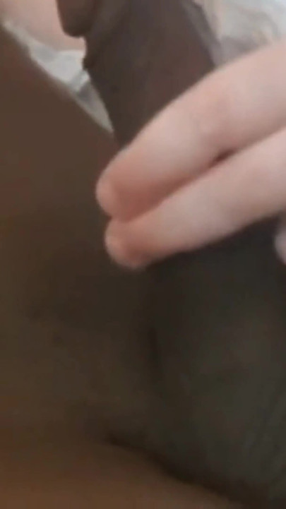 Stroking Sucking His Big Black Cock Making Him Moan and Groan